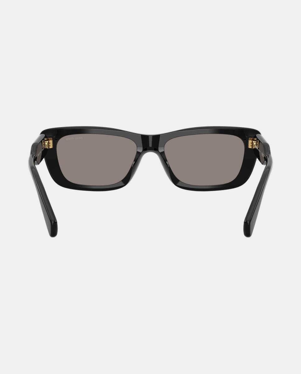 Gafas de sol MU B12S de mujer rectangular en acetato - Miu Miu - Negro Negro-6