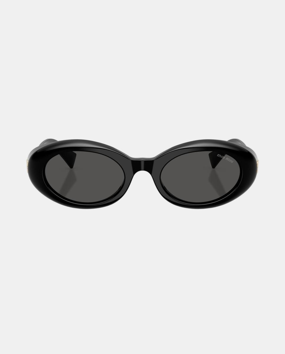 Gafas de sol MU B09S de mujer ovalada en acetato - Miu Miu - Negro Negro-4
