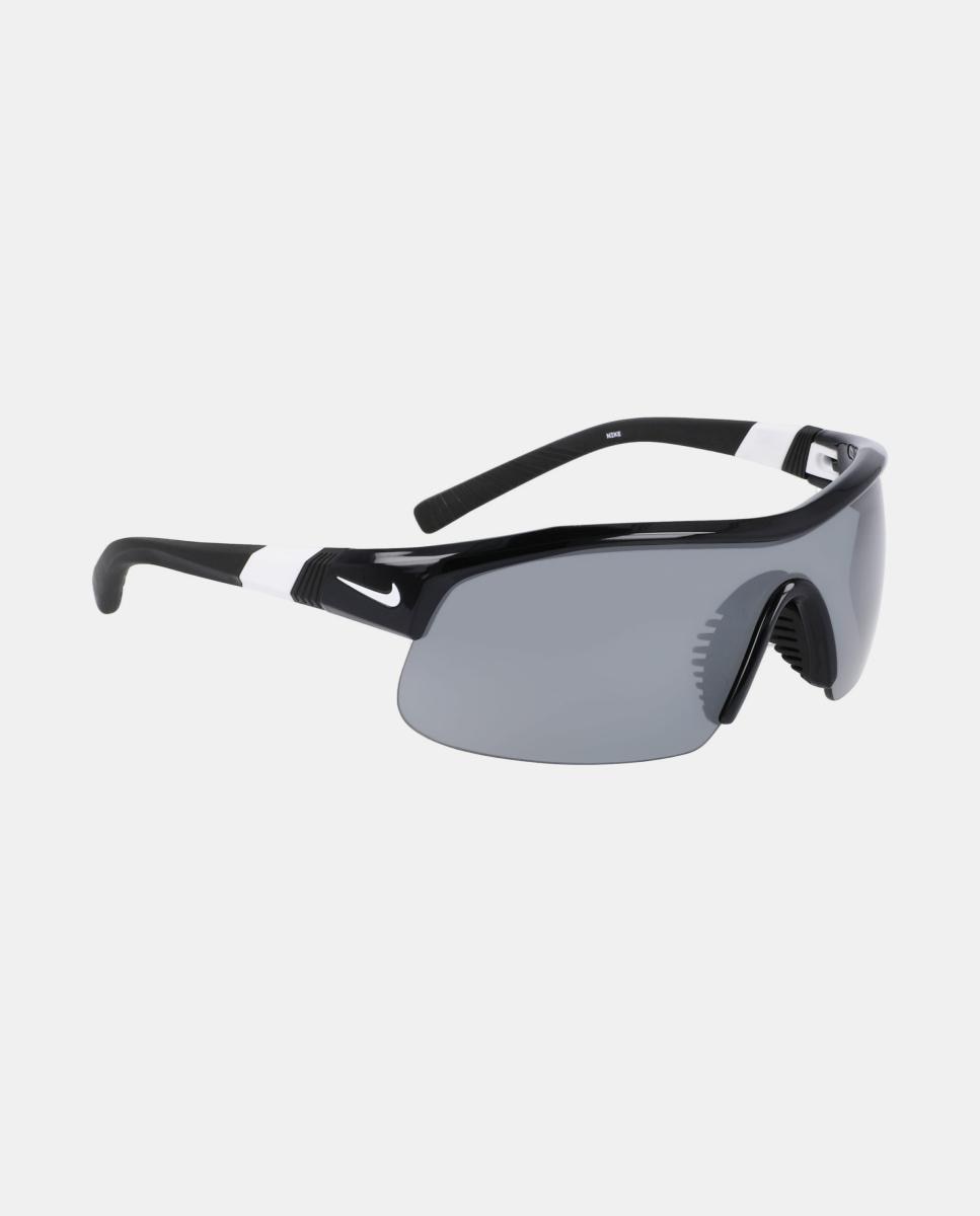 Gafa de sol unisex envolvente en inyectado con lente espejada - Nike - Negro Negro-2