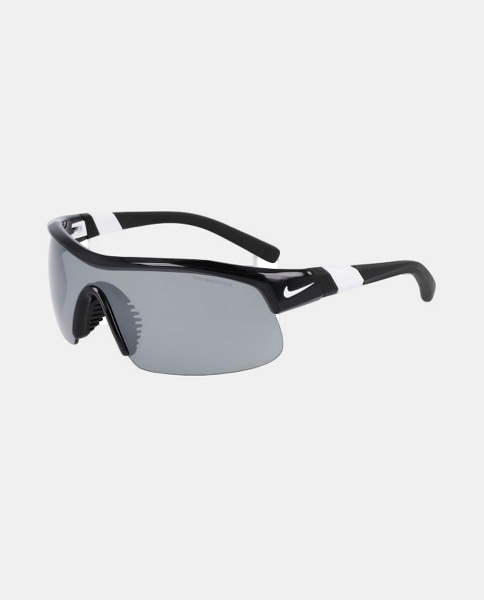 Gafa de sol unisex envolvente en inyectado con lente espejada - Nike - Negro Negro-4