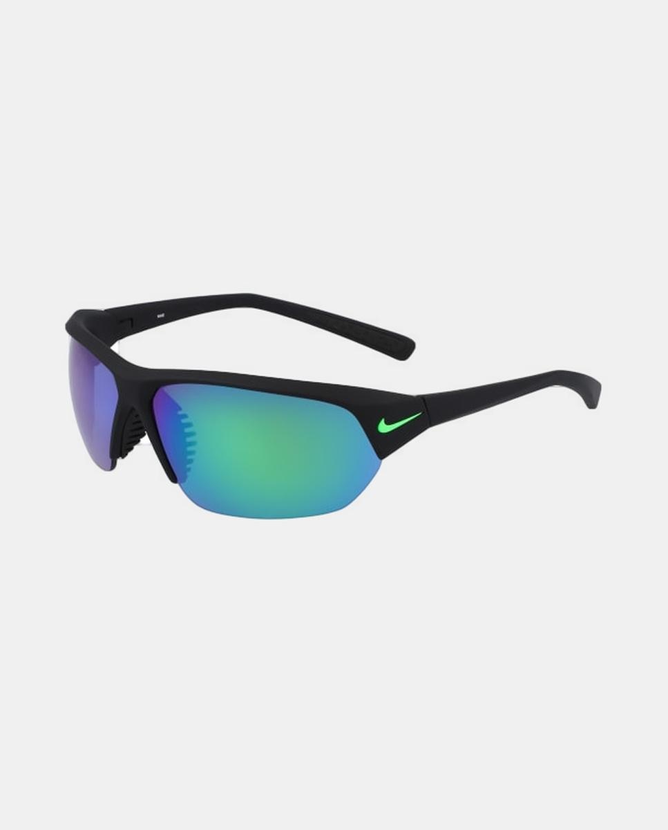 Imagen 0 de Gafa de sol  hombre envolvente en inyectado con lente espejada Negro