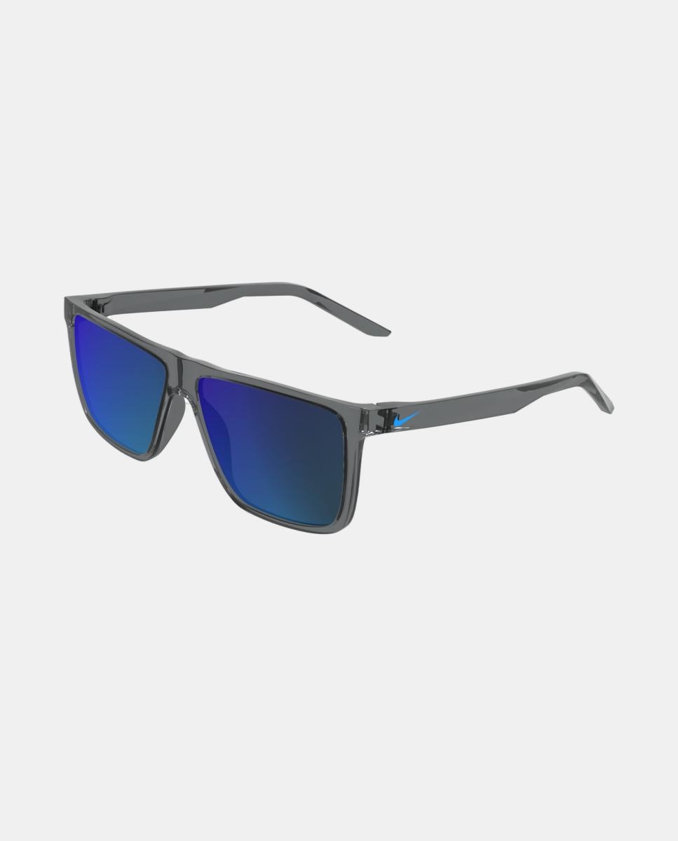Imagen 3 de Gafa de sol de hombre cuadrada en inyectado con lente espejada - Nike - Gris oscuro Gris oscuro
