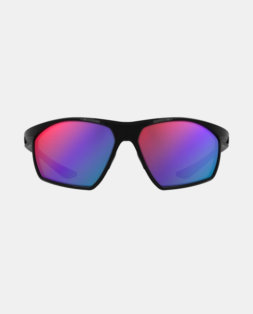 Imagen 0 de Gafa de sol unisex envolvente en inyectado con lente espejada Negro