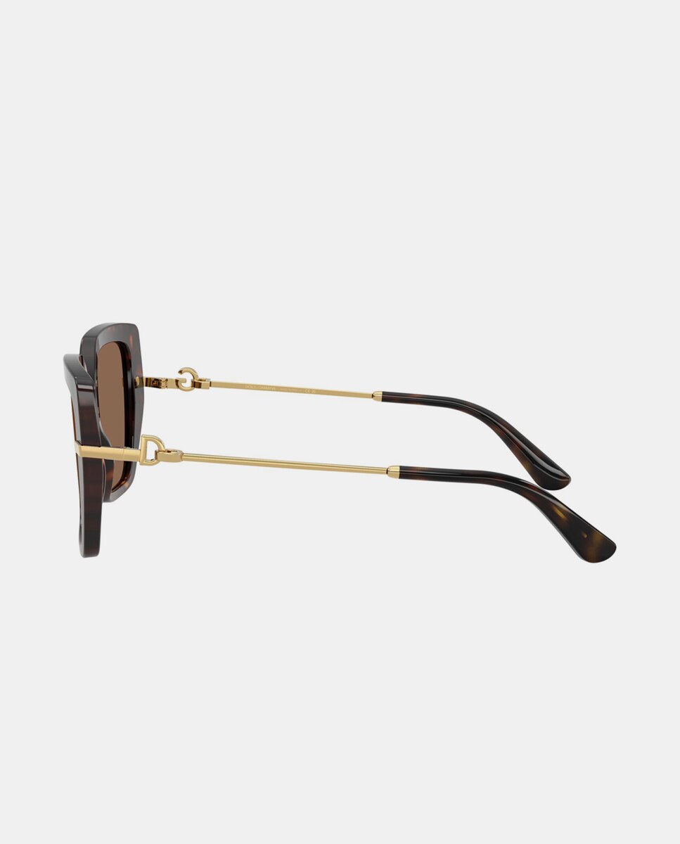 Gafas de sol DG4474 de mujer mariposa en acetato - Dolce & Gabbana - Marrón Marrón-5