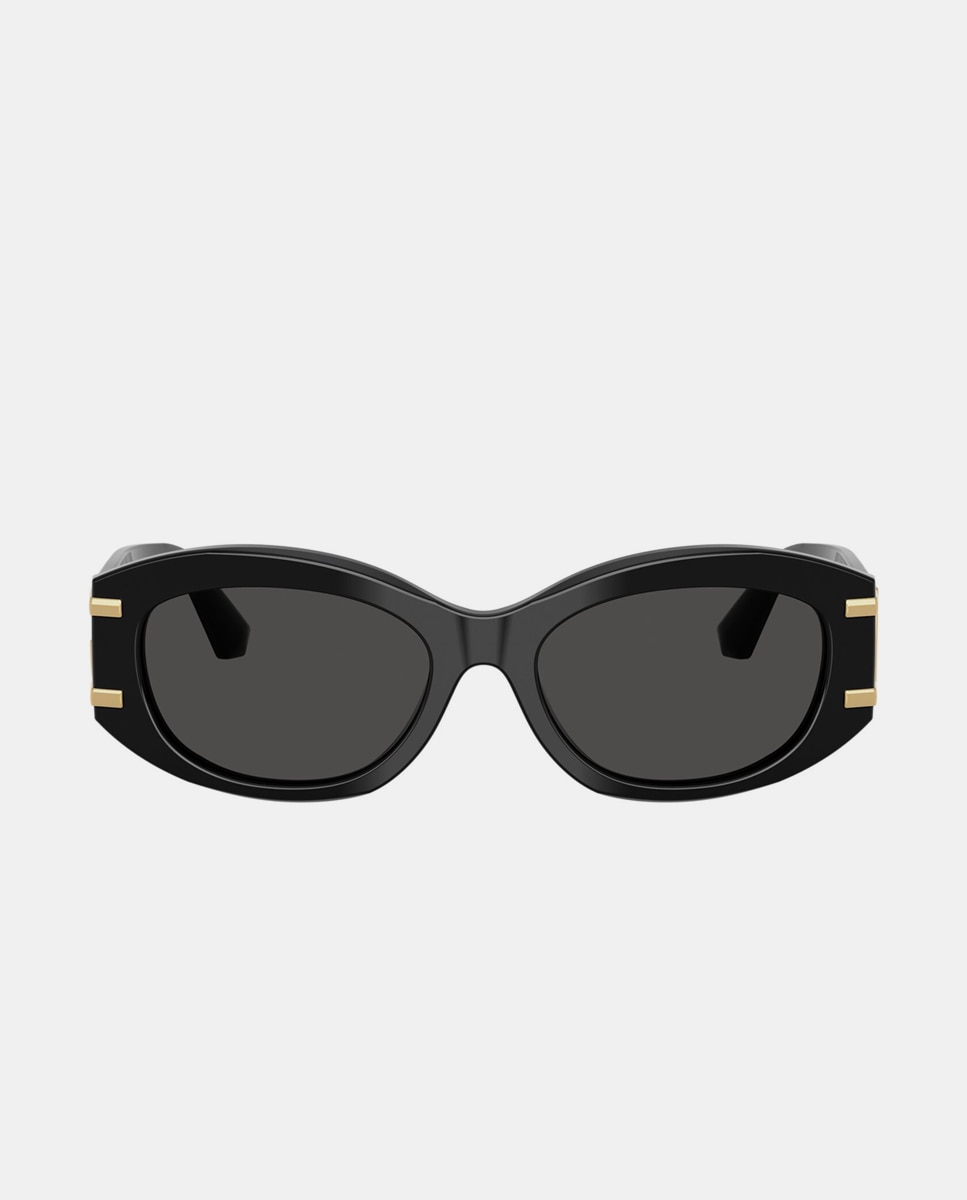 Gafas de sol DG4502 de mujer ovalada en acetato - Dolce & Gabbana - Negro Negro-1