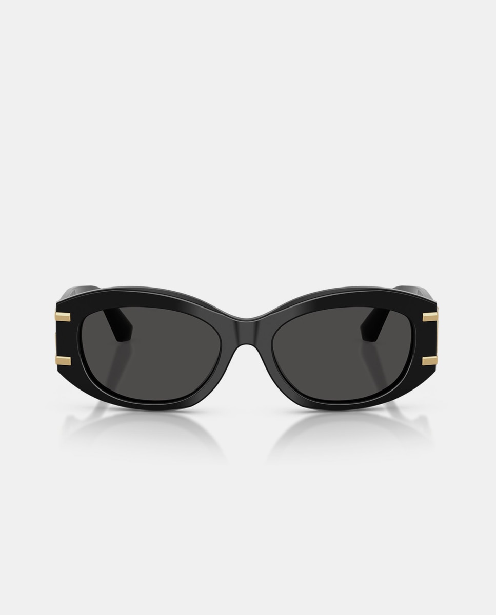 Gafas de sol DG4502 de mujer ovalada en acetato - Dolce & Gabbana - Negro Negro-4