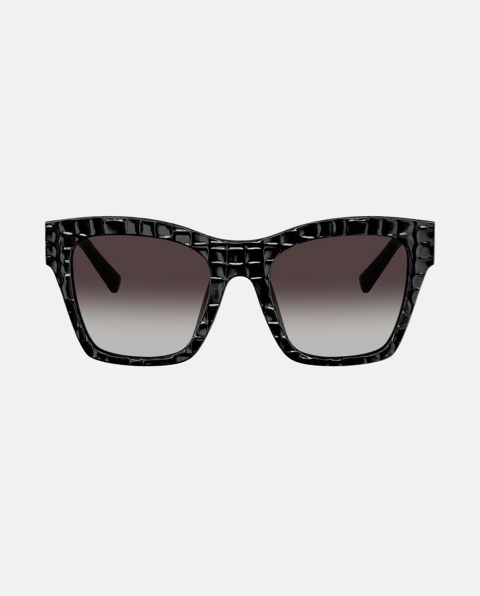 Imagen 0 de Gafas de sol DG4512 de mujer cuadrada en acetato con lente degradada Negro