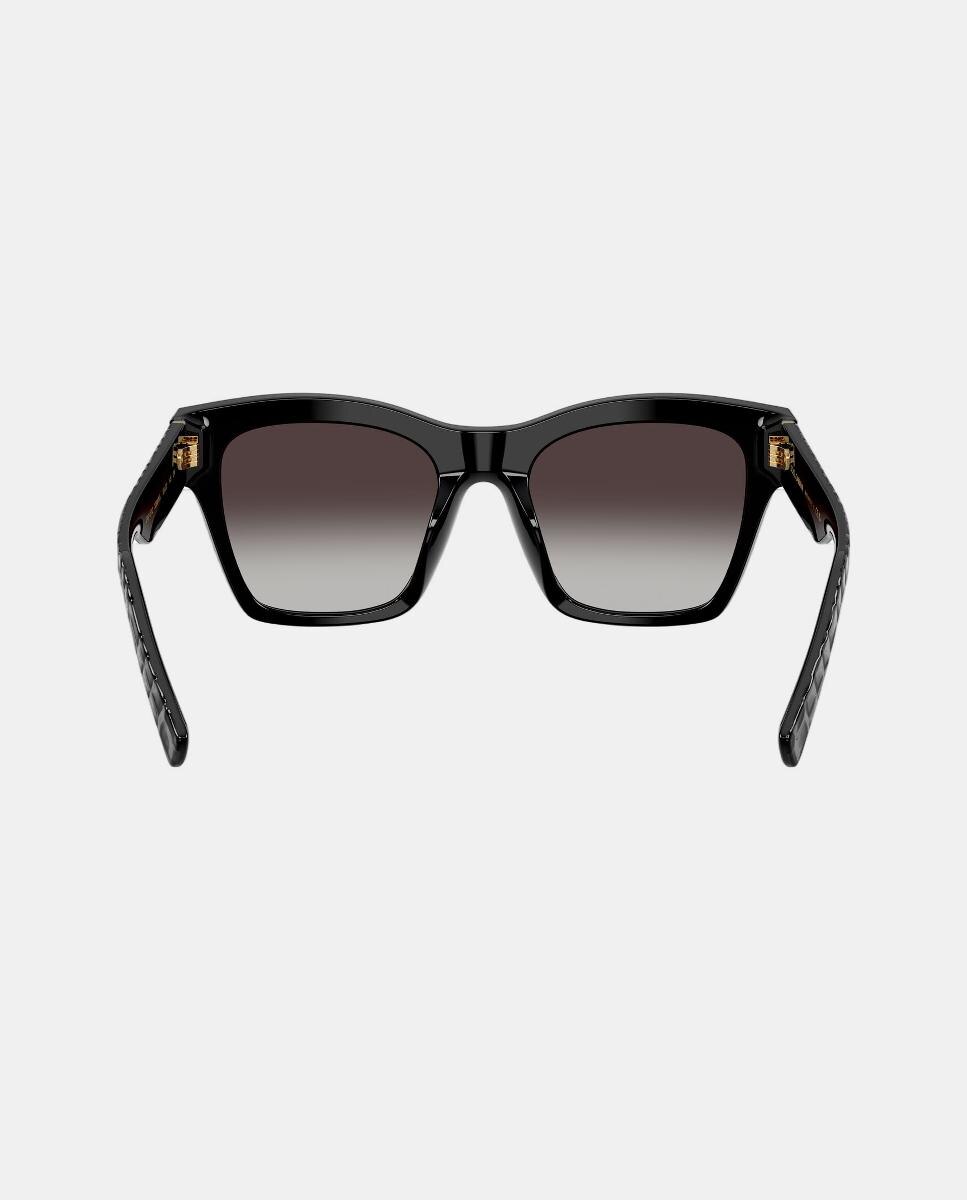 Gafas de sol DG4512 de mujer cuadrada en acetato con lente degradada - Dolce & Gabbana - Negro Negro-6