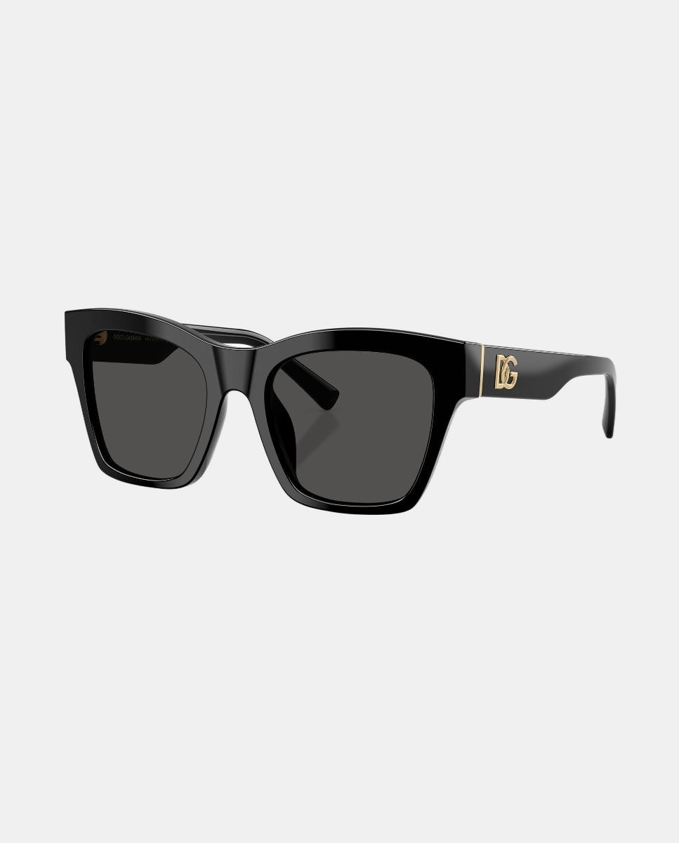 Imagen 2 de Gafas de sol DG4512 de mujer cuadrada en acetato - Dolce & Gabbana - Negro Negro
