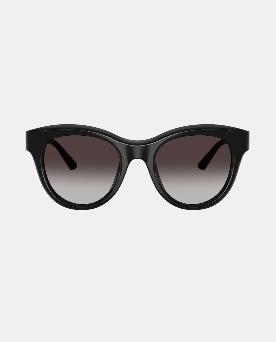 Imagen 0 de Gafas de sol DG4518 de mujer ovalada en acetato con lente degradada Negro