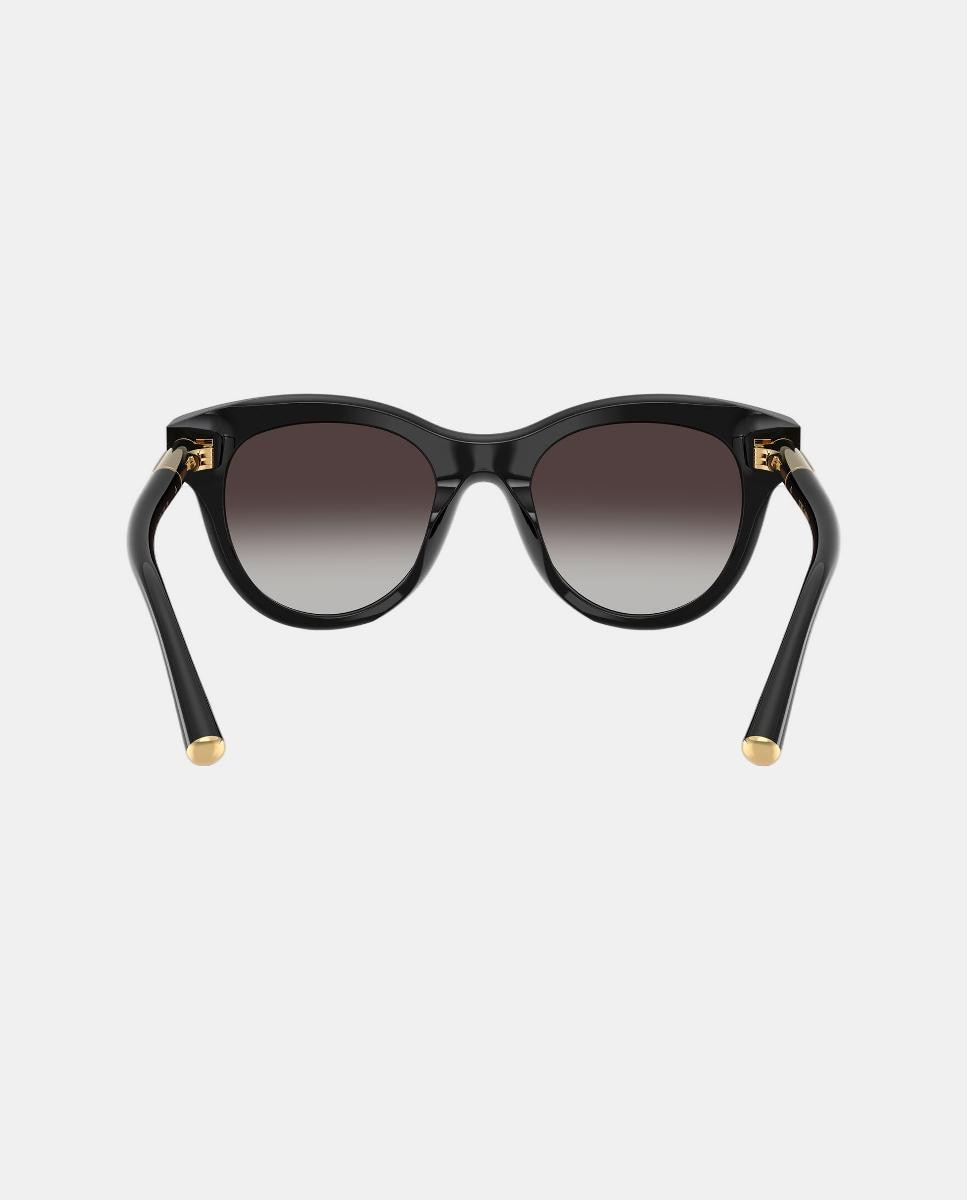 Gafas de sol DG4518 de mujer ovalada en acetato con lente degradada - Dolce & Gabbana - Negro Negro-6