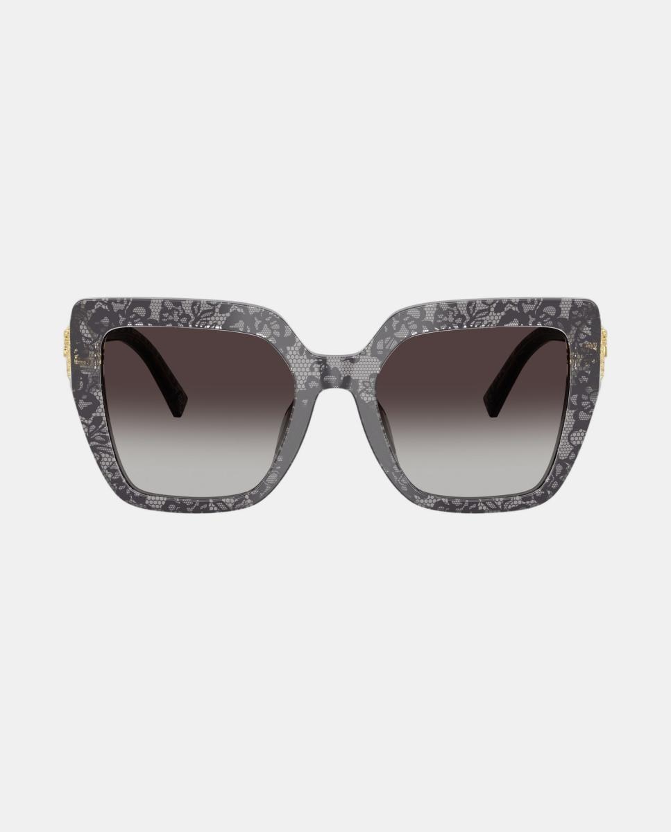 Imagen 1 de Gafas de sol DG4538 de mujer cuadrada en acetato con lente degradada Negro