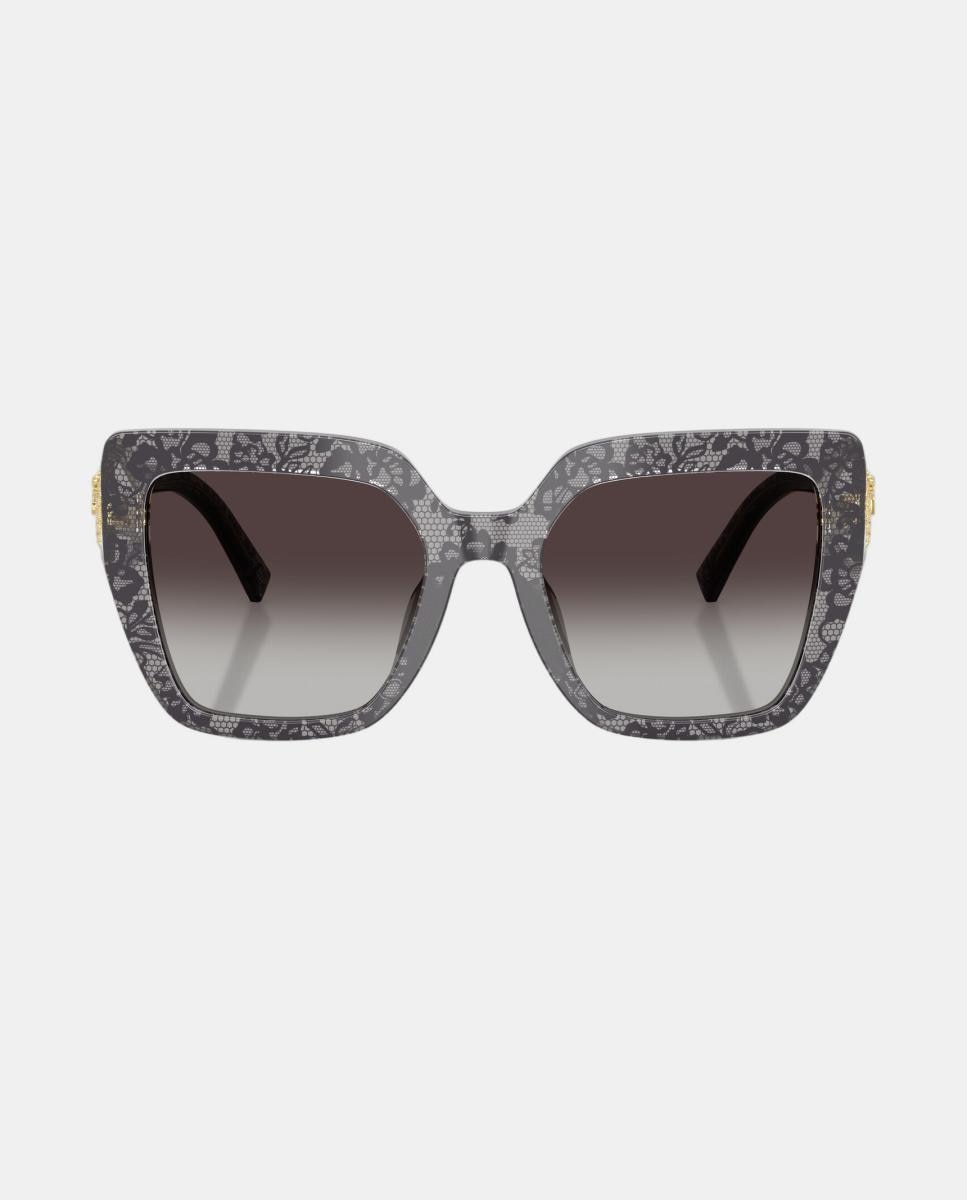 Imagen 4 de Gafas de sol DG4538 de mujer cuadrada en acetato con lente degradada - Dolce & Gabbana - Negro Negro