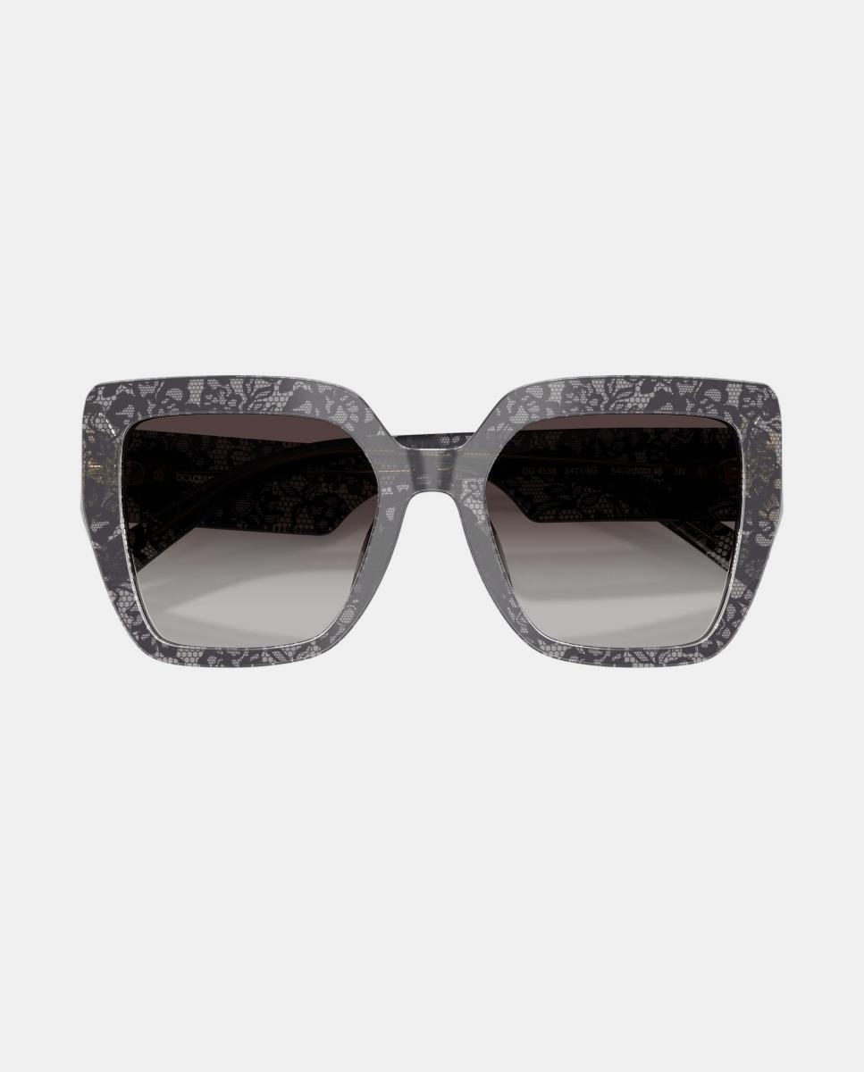 Imagen 5 de Gafas de sol DG4538 de mujer cuadrada en acetato con lente degradada - Dolce & Gabbana - Negro Negro