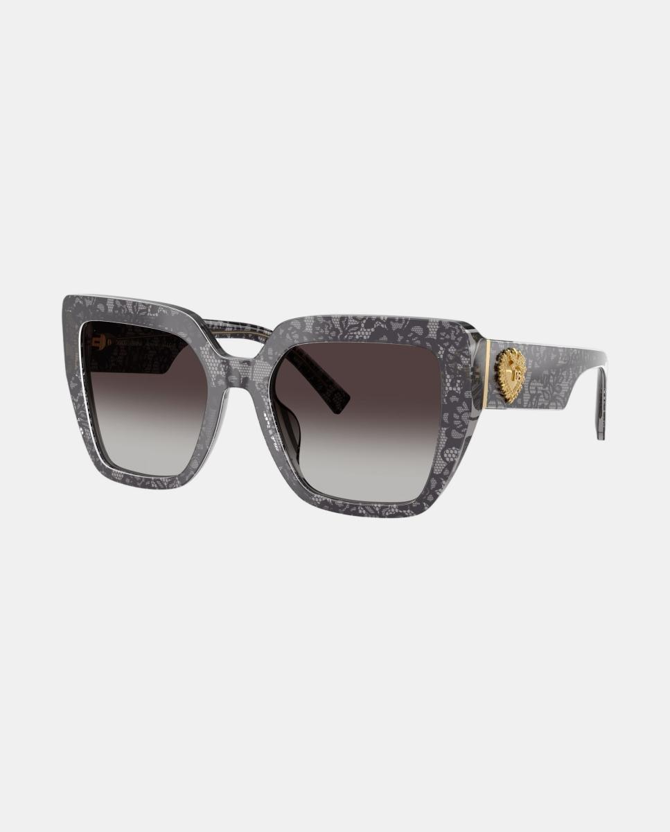 Imagen 7 de Gafas de sol DG4538 de mujer cuadrada en acetato con lente degradada - Dolce & Gabbana - Negro Negro