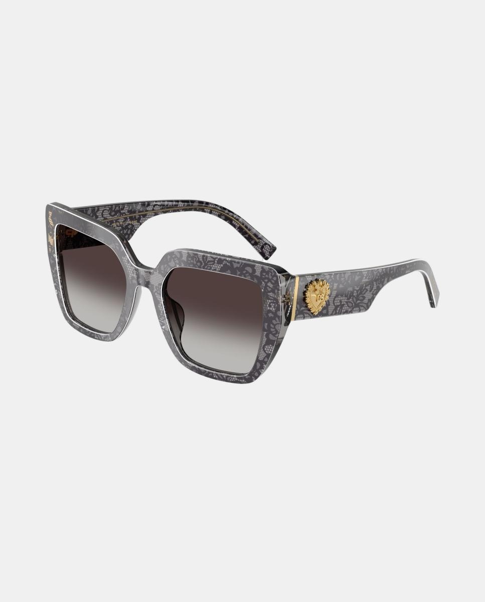 Imagen 8 de Gafas de sol DG4538 de mujer cuadrada en acetato con lente degradada - Dolce & Gabbana - Negro Negro