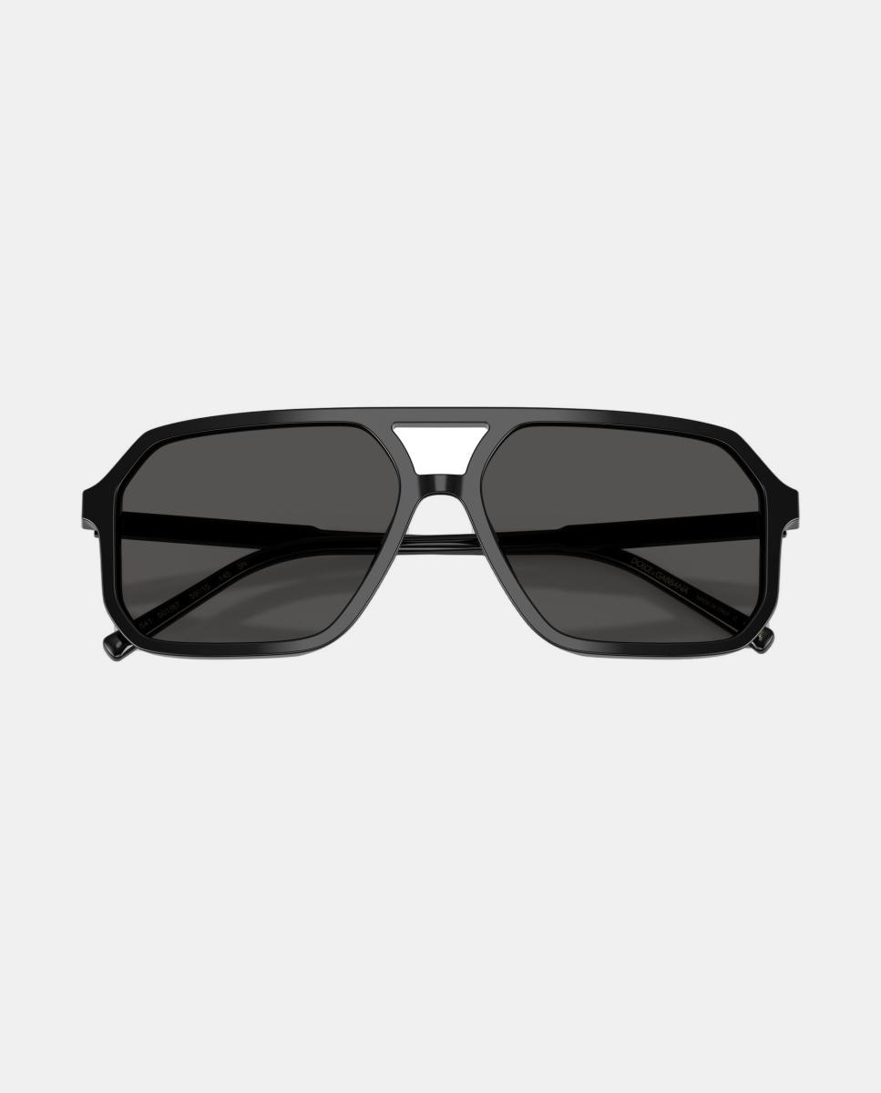Imagen 5 de Gafas de sol DG4541 unisex piloto en acetato - Dolce & Gabbana - Negro Negro