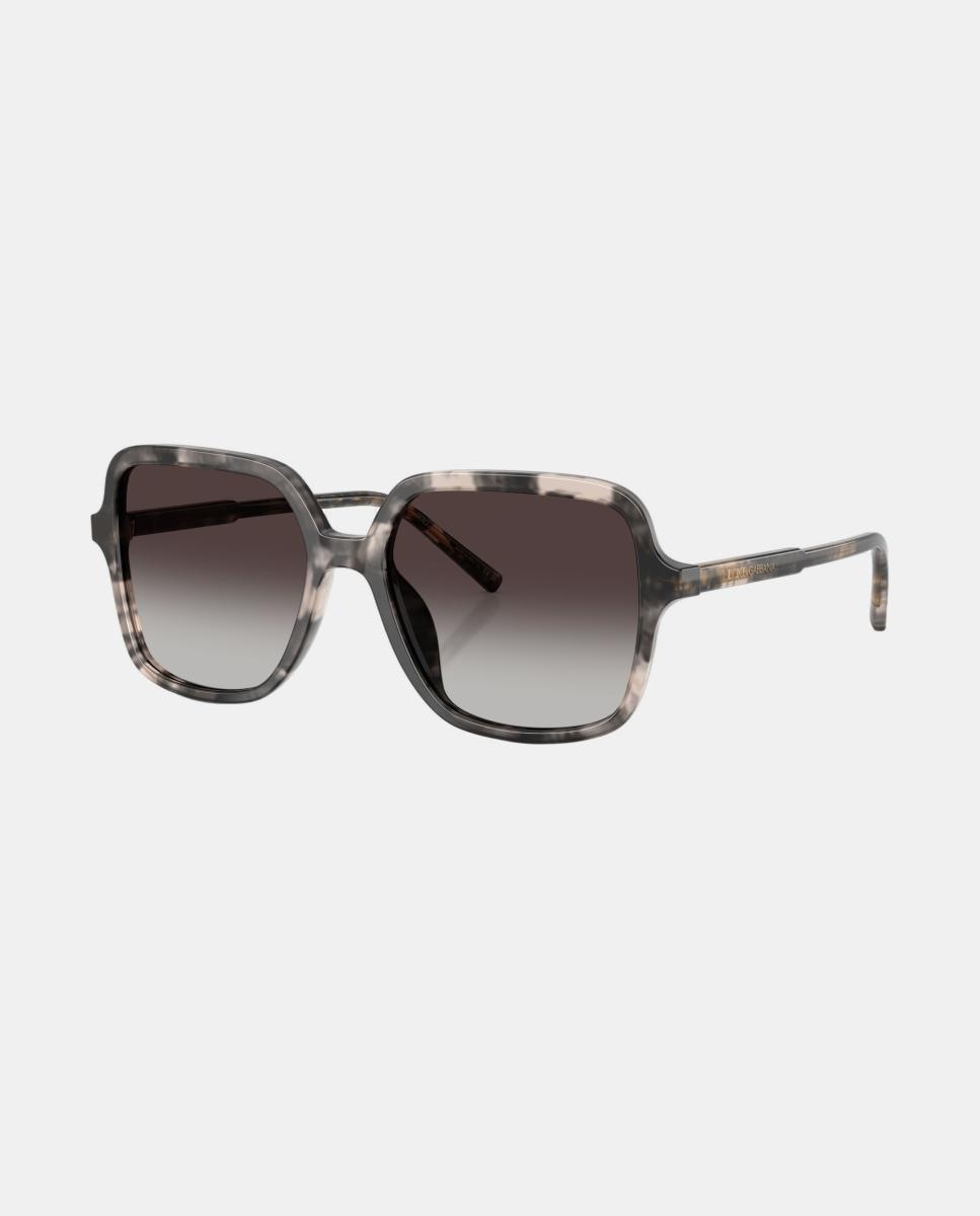 Gafas de sol DG4539 de mujer cuadrada en acetato con lente degradada - Dolce & Gabbana - Marrón Marrón-2