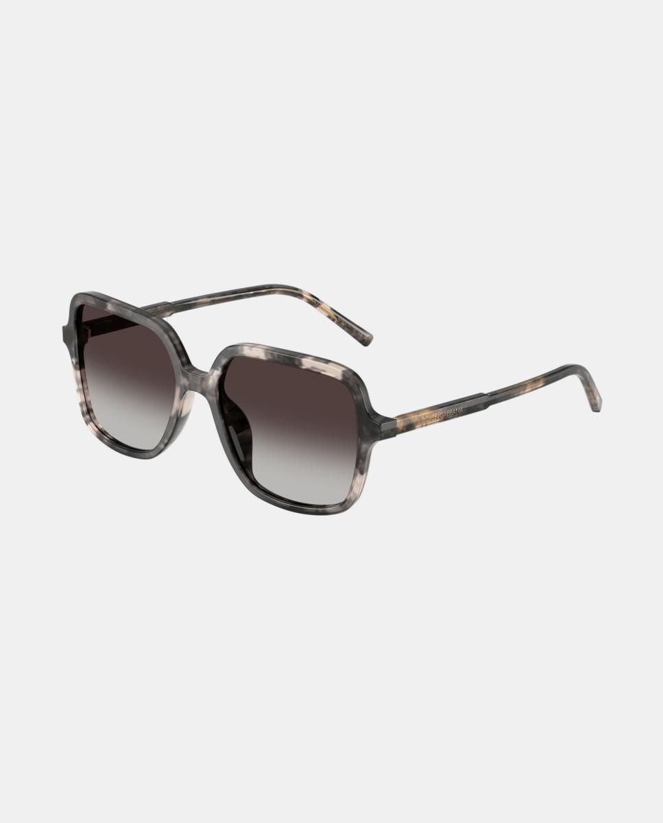 Gafas de sol DG4539 de mujer cuadrada en acetato con lente degradada - Dolce & Gabbana - Marrón Marrón-8