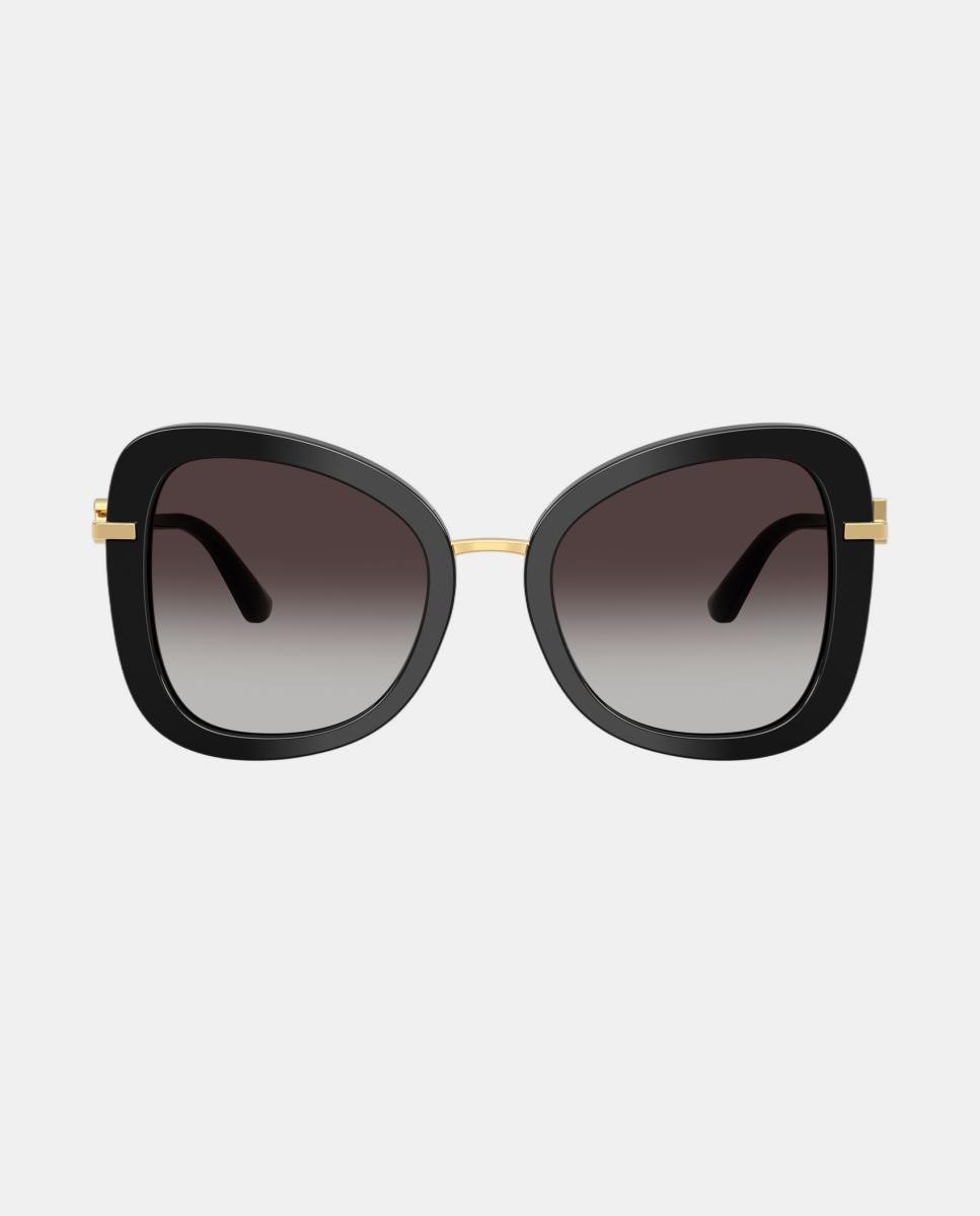 Imagen 0 de Gafas de sol DG4535 de mujer mariposa en acetato con lente degradada Negro
