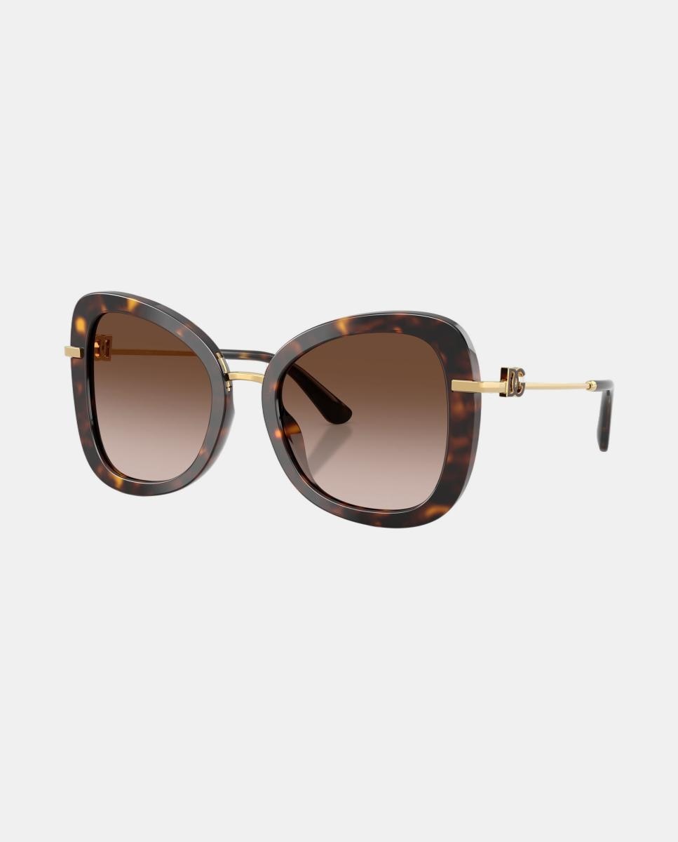 Imagen 2 de Gafas de sol DG4535 de mujer mariposa en acetato con lente degradada - Dolce & Gabbana - Marrón Marrón