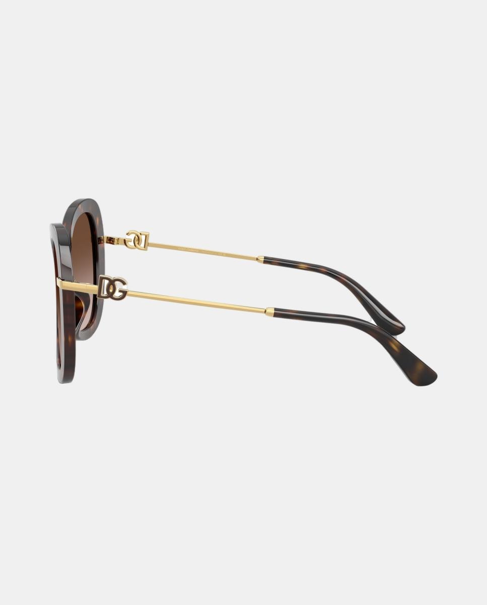 Imagen 3 de Gafas de sol DG4535 de mujer mariposa en acetato con lente degradada - Dolce & Gabbana - Marrón Marrón