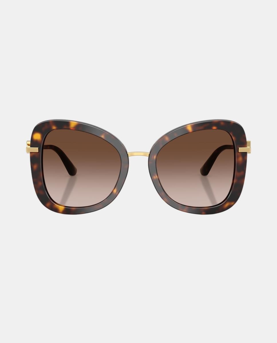Imagen 4 de Gafas de sol DG4535 de mujer mariposa en acetato con lente degradada - Dolce & Gabbana - Marrón Marrón