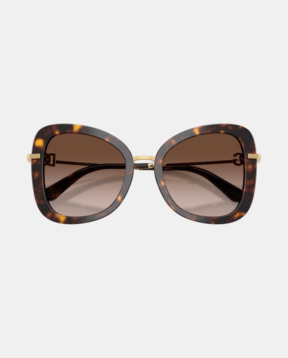 Imagen 5 de Gafas de sol DG4535 de mujer mariposa en acetato con lente degradada - Dolce & Gabbana - Marrón Marrón