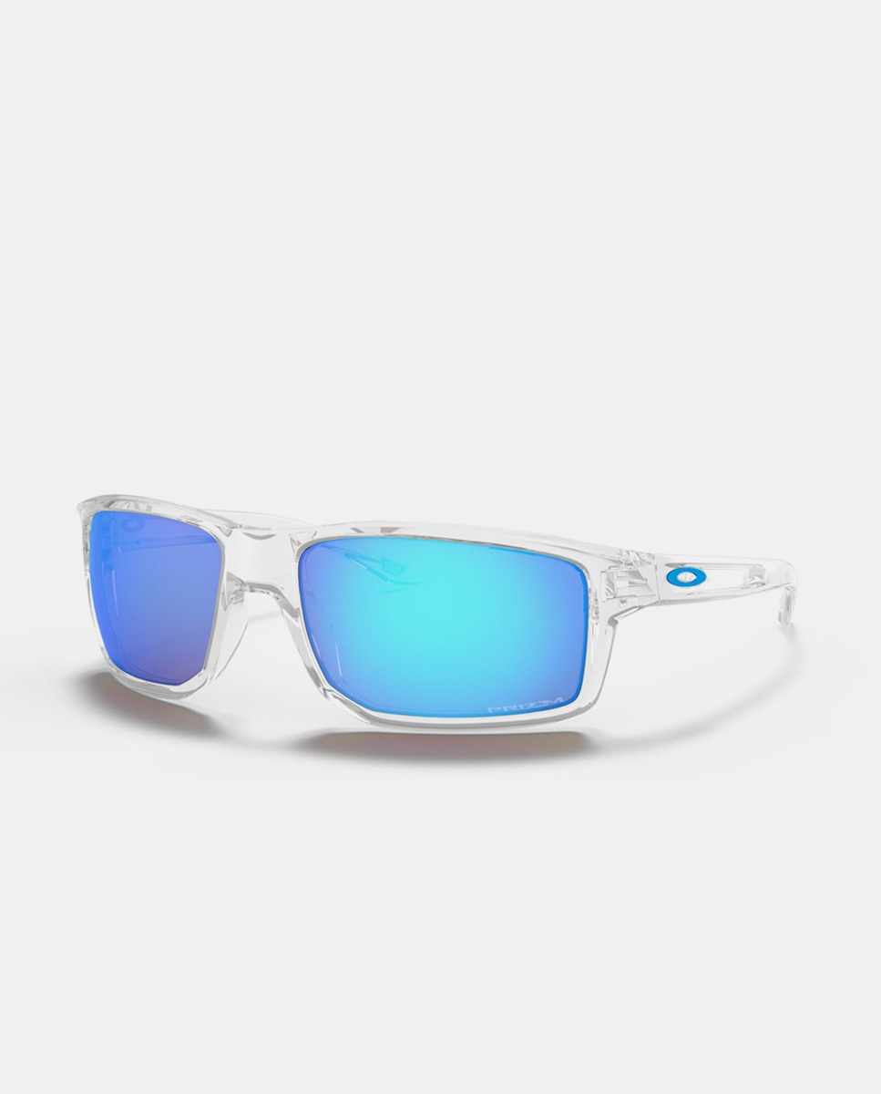 Gafas de sol OO9449 GIBSTON de hombre cuadrada en inyectado con lente espejada - Oakley - Blanco Blanco-4