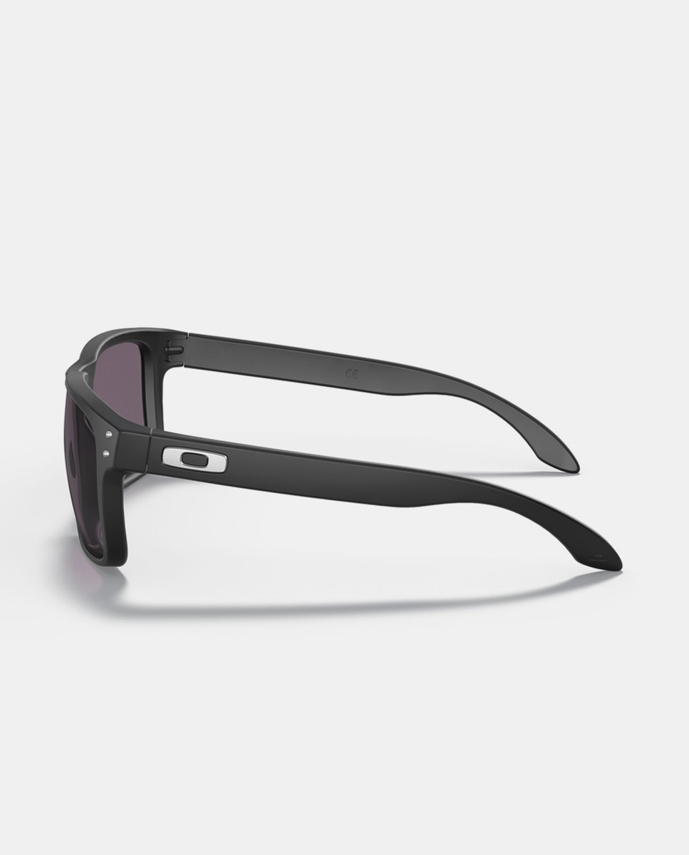 Gafas de sol OO9102 HOLBROOK de hombre cuadrada en inyectado con lente espejada - Oakley - Negro Negro-3