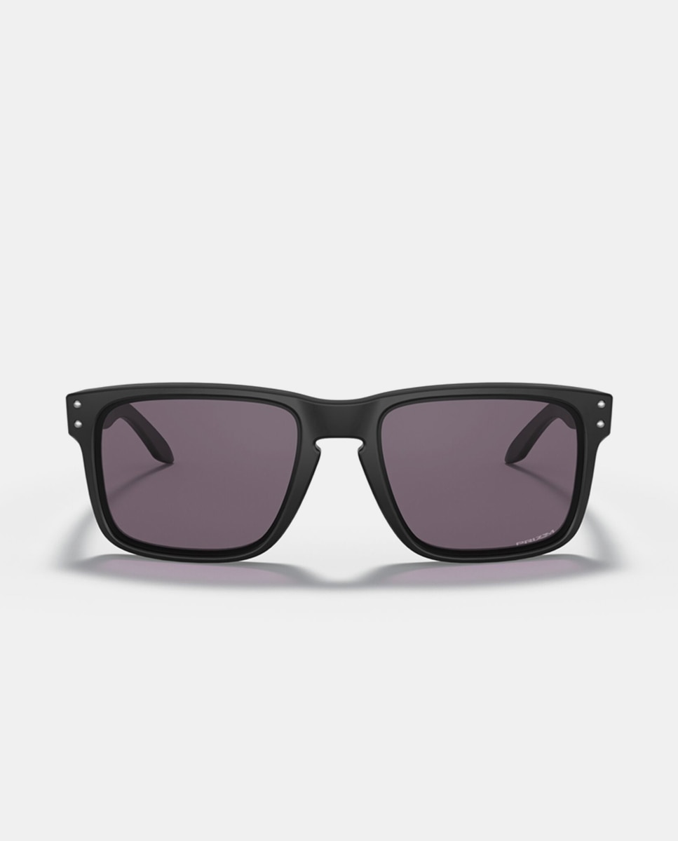 Gafas de sol OO9102 HOLBROOK de hombre cuadrada en inyectado con lente espejada - Oakley - Negro Negro-4