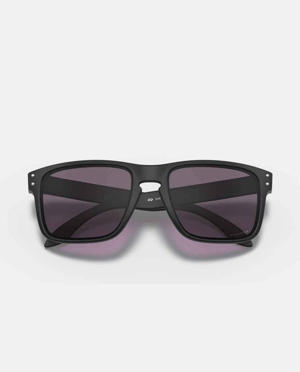 Gafas de sol OO9102 HOLBROOK de hombre cuadrada en inyectado con lente espejada - Oakley - Negro Negro-5