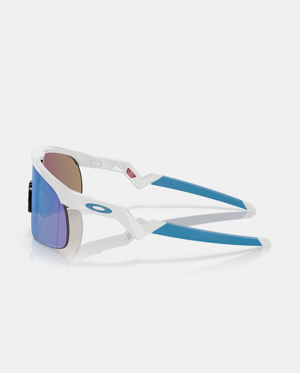 Gafas de sol OJ9010 RESISTOR de hombre rectangular en inyectado con lente espejada - Oakley Junior - Blanco Blanco-3