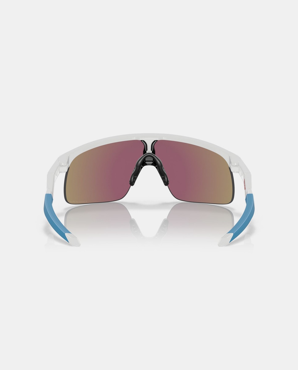 Gafas de sol OJ9010 RESISTOR de hombre rectangular en inyectado con lente espejada - Oakley Junior - Blanco Blanco-6