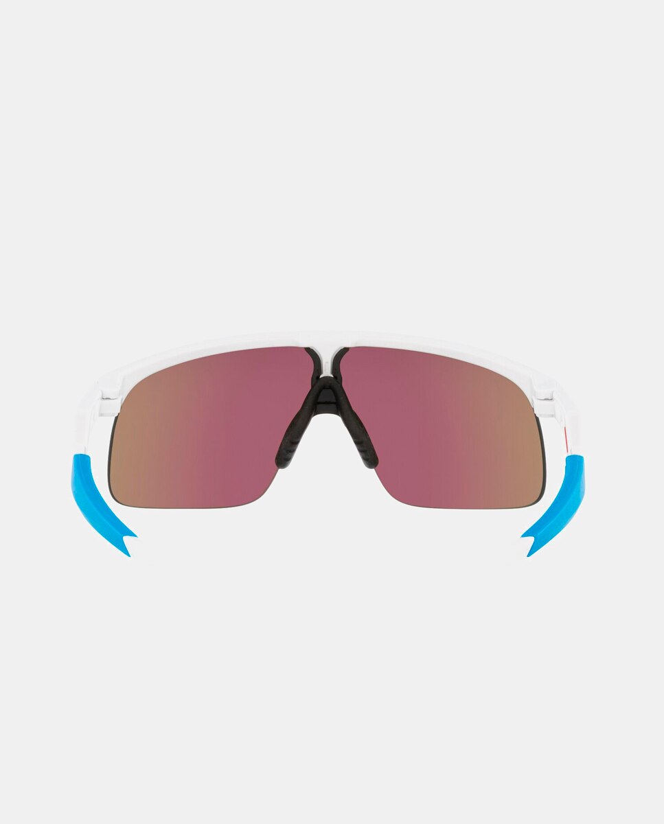 Gafas de sol OJ9010 RESISTOR de hombre rectangular en inyectado con lente espejada - Oakley Junior - Blanco Blanco-7
