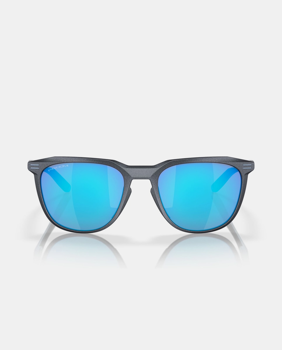Gafas de sol OO9286 THURSO de hombre redonda en inyectado con lente espejada - Oakley - Azul Azul-4
