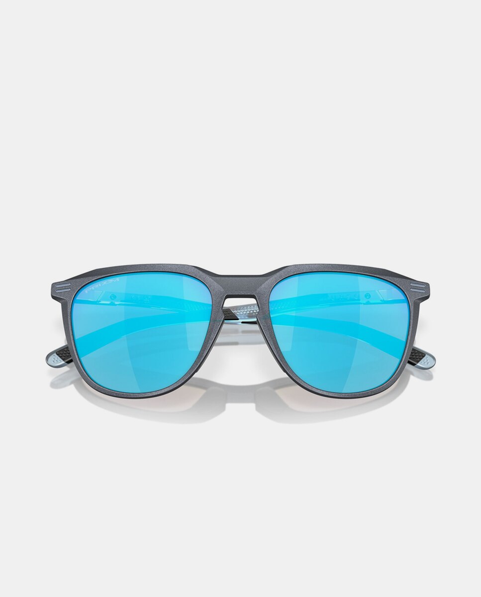 Gafas de sol OO9286 THURSO de hombre redonda en inyectado con lente espejada - Oakley - Azul Azul-5