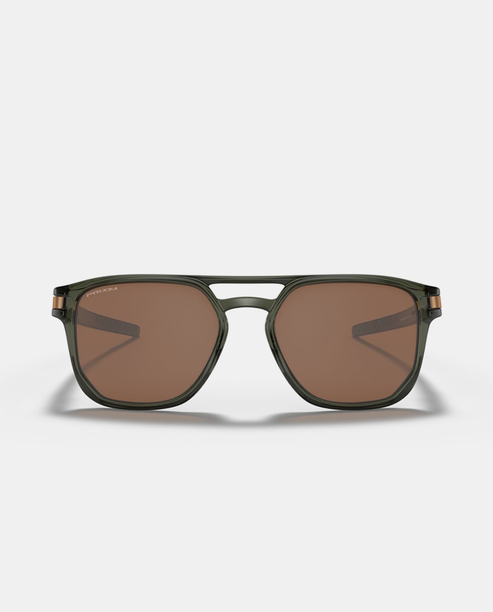 Gafas de sol OO9436 LATCH BETA de hombre cuadrada en inyectado con lente espejada - Oakley - Verde Verde-4