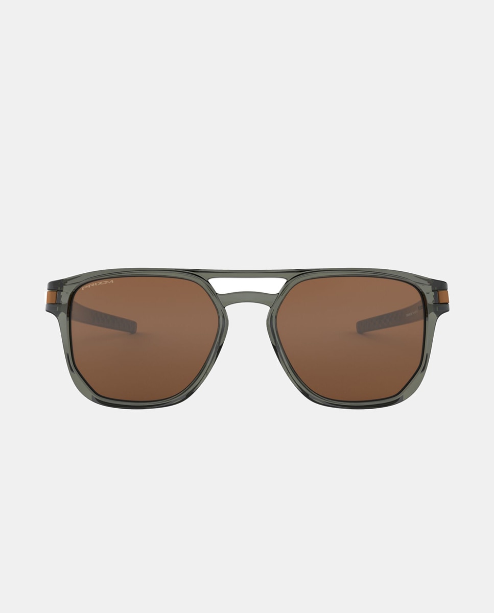 Gafas de sol OO9436 LATCH BETA de hombre cuadrada en inyectado con lente espejada - Oakley - Verde Verde-7