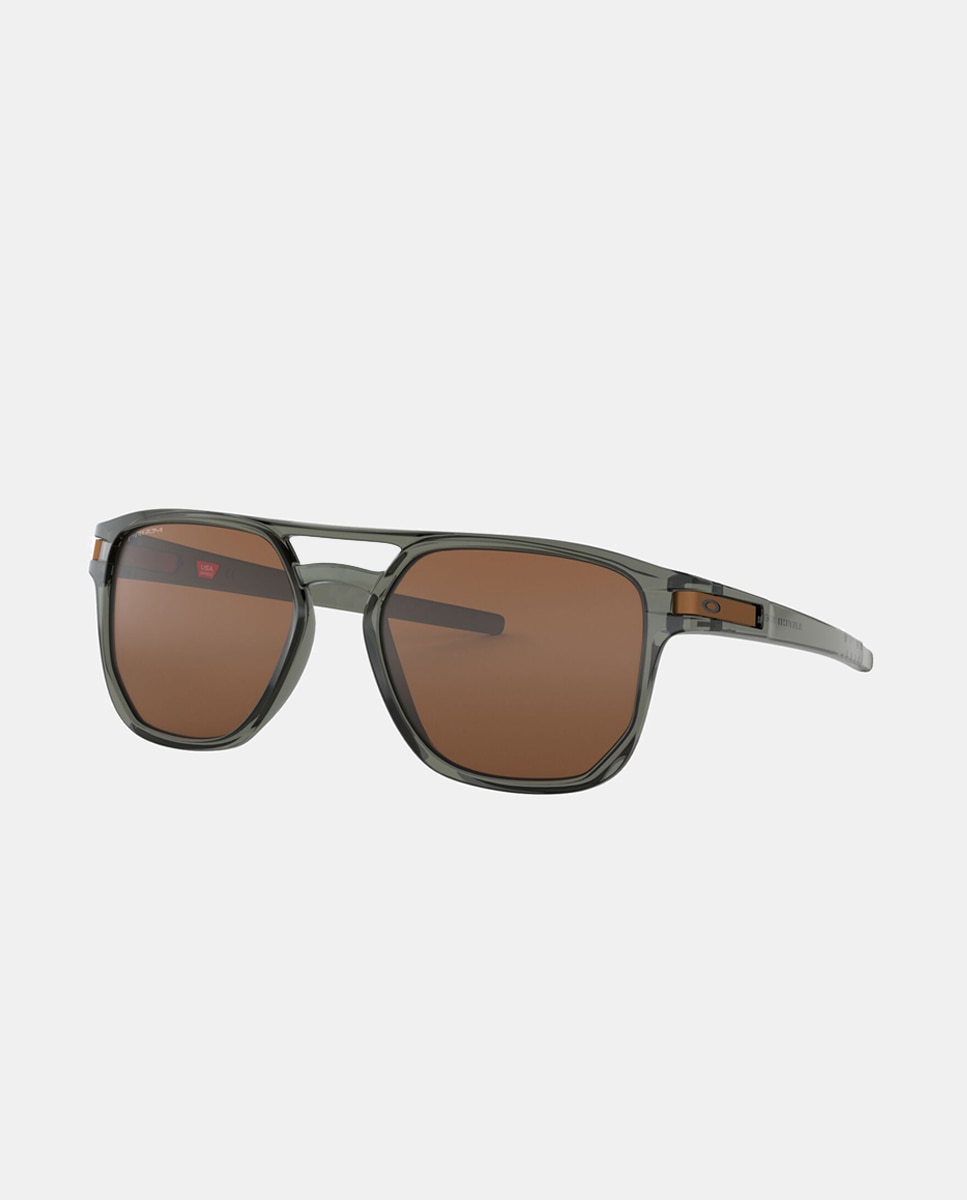 Gafas de sol OO9436 LATCH BETA de hombre cuadrada en inyectado con lente espejada - Oakley - Verde Verde-8