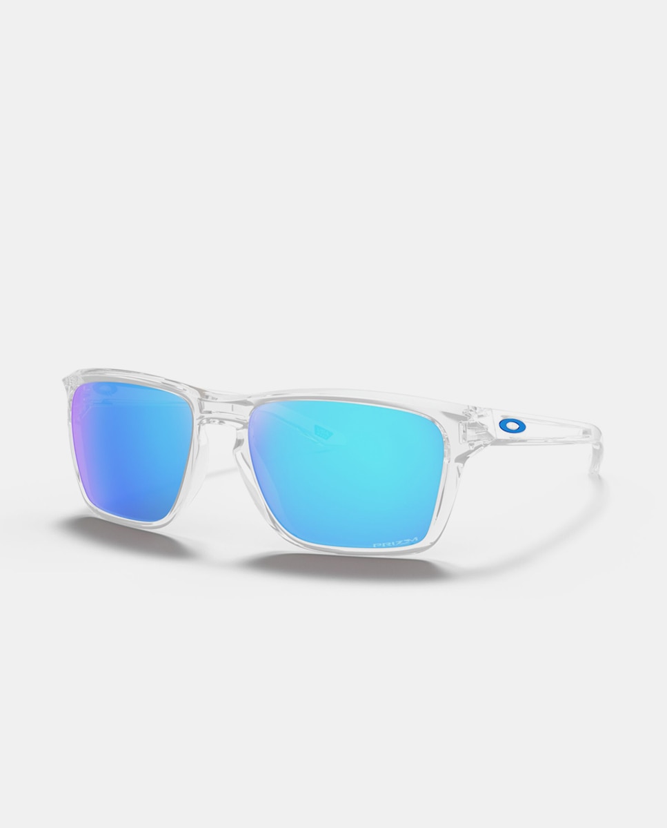 Gafas de sol OO9448 SYLAS de hombre rectangular en inyectado con lente espejada - Oakley - Blanco Blanco-4