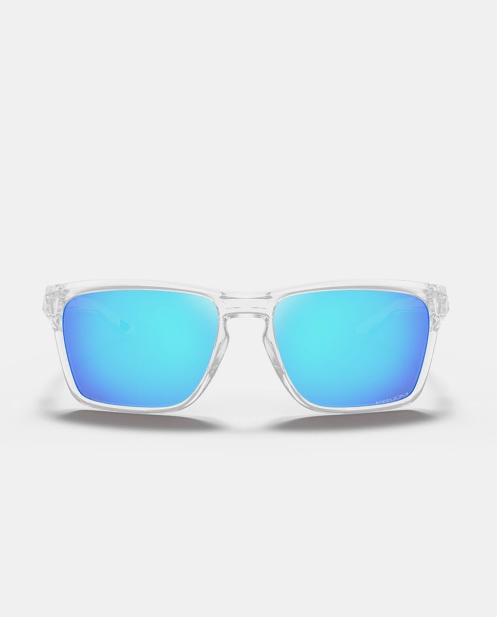 Gafas de sol OO9448 SYLAS de hombre rectangular en inyectado con lente espejada - Oakley - Blanco Blanco-6