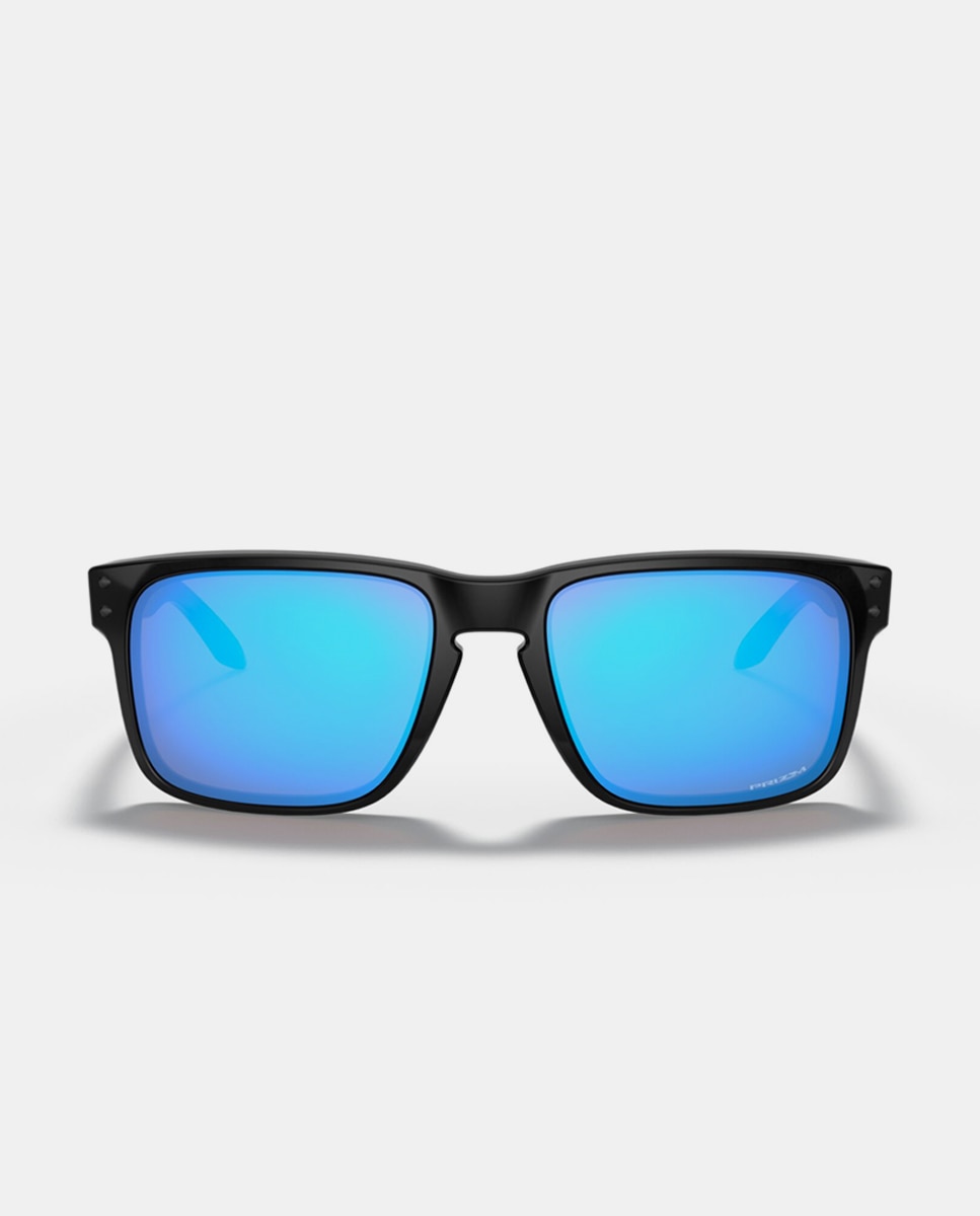Gafas de sol OO9102 HOLBROOK de hombre cuadrada en inyectado con lente espejada - Oakley - Negro Negro-4