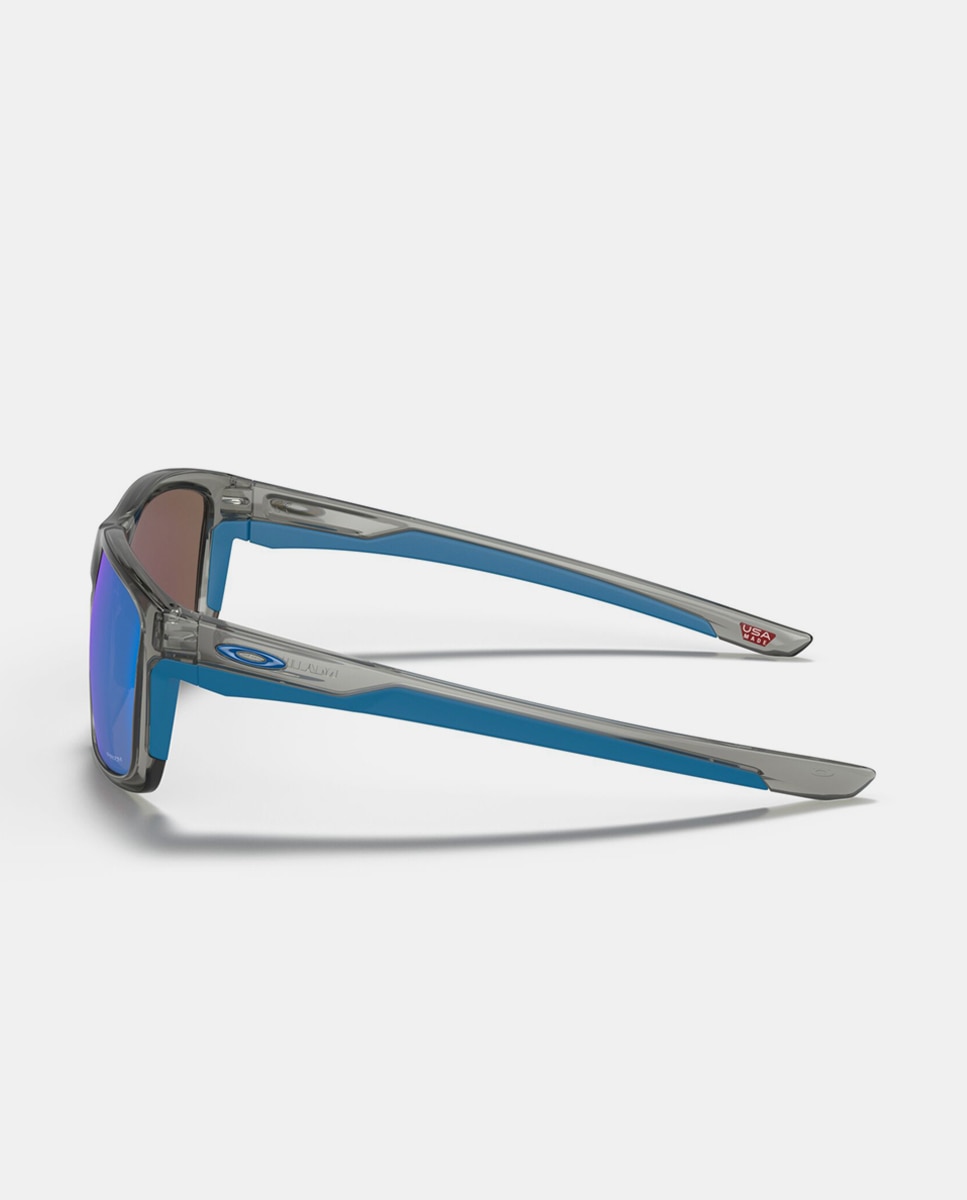 Gafas de sol OO9264 MAINLINK de hombre rectangular en inyectado con lente espejada - Oakley - Gris Gris-3