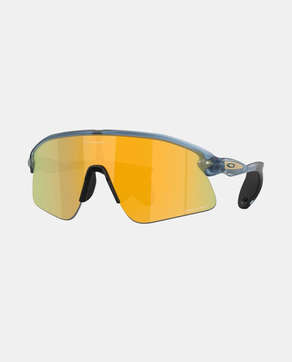 Gafas de sol OO9517 STUNT DEVIL unisex rectangular en inyectado con lente espejada - Oakley - Azul Azul-11