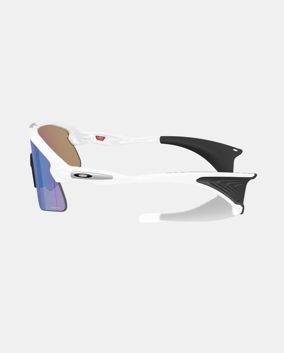 Gafas de sol OO9517 STUNT DEVIL unisex rectangular en inyectado con lente espejada - Oakley - Blanco Blanco-3