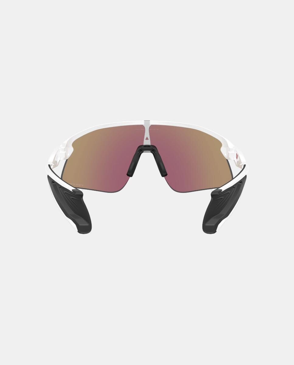 Gafas de sol OO9517 STUNT DEVIL unisex rectangular en inyectado con lente espejada - Oakley - Blanco Blanco-6