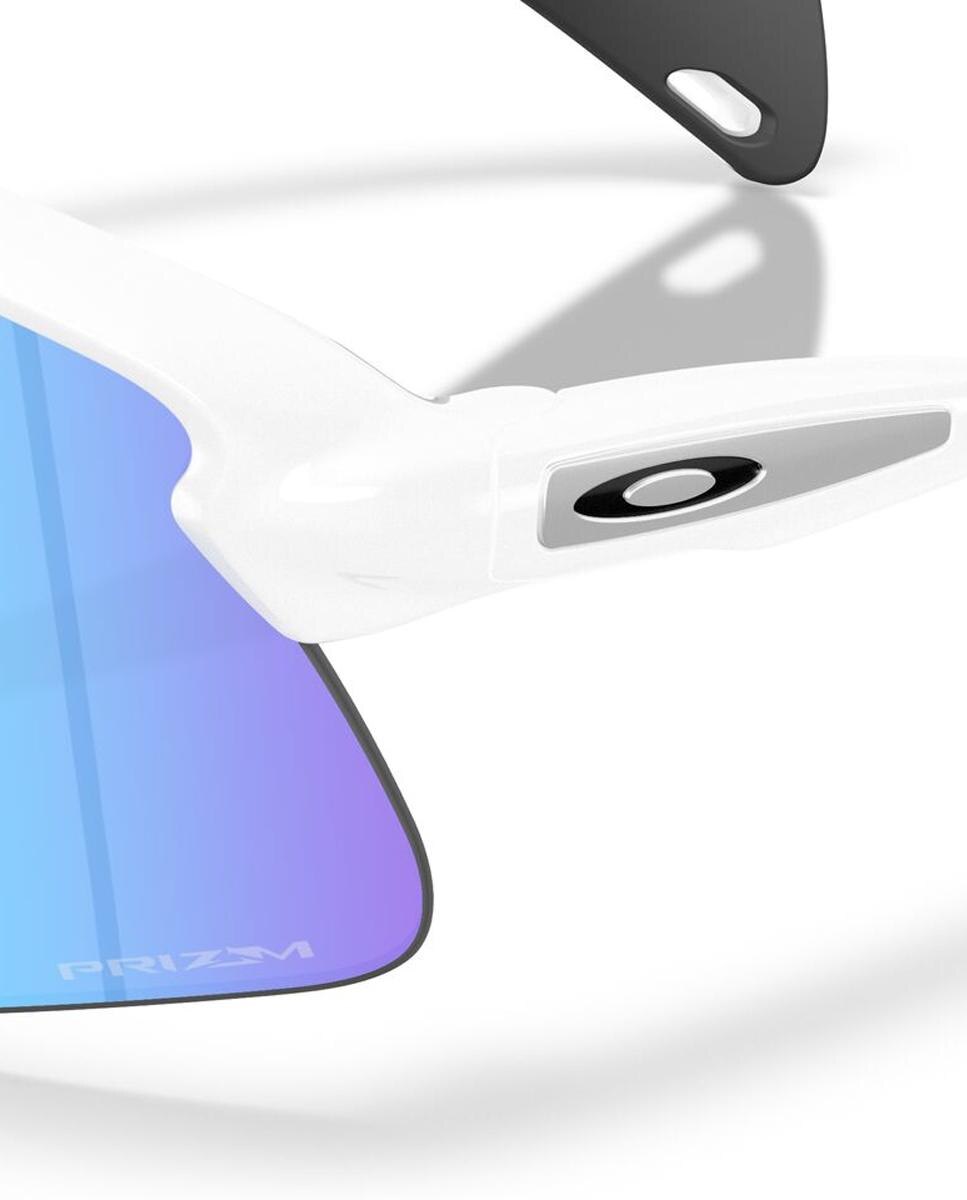 Gafas de sol OO9517 STUNT DEVIL unisex rectangular en inyectado con lente espejada - Oakley - Blanco Blanco-8