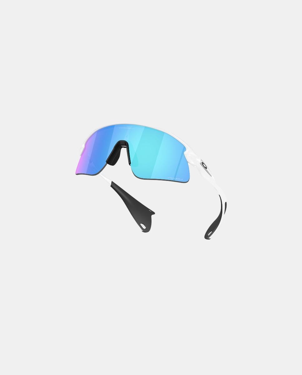 Gafas de sol OO9517 STUNT DEVIL unisex rectangular en inyectado con lente espejada - Oakley - Blanco Blanco-9