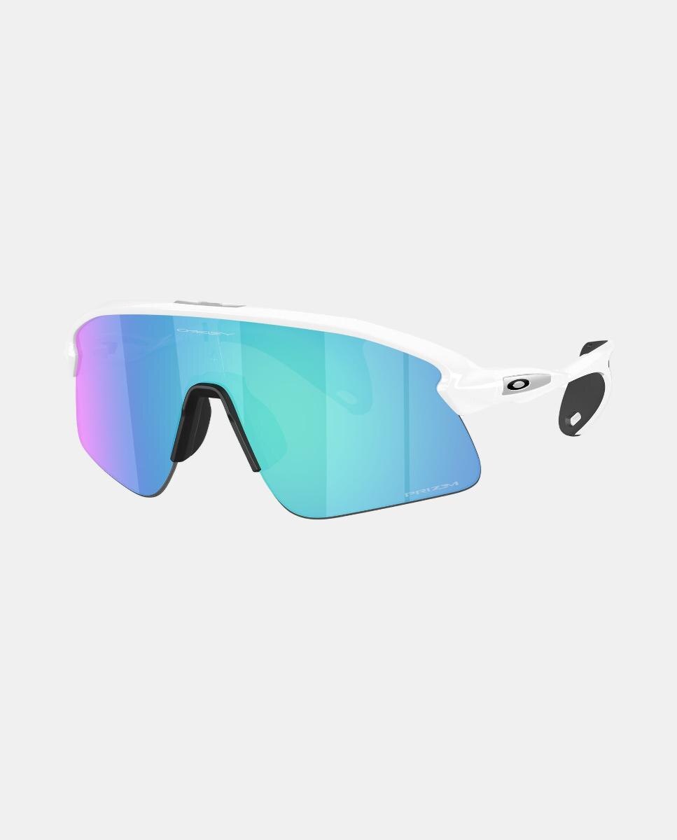 Gafas de sol OO9517 STUNT DEVIL unisex rectangular en inyectado con lente espejada - Oakley - Blanco Blanco-10
